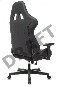 Кресло игровое Zombie Thunder 1 черный/карбон текстиль/эко.кожа с подголов. крестов. пластик