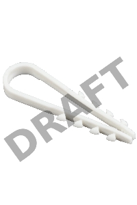 Дюбель хомут Iek UHH35-5-10-100 5-10мм нейлон белый d=5 мм (100шт)