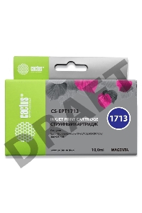 Картридж струйный Cactus CS-EPT1713 пурпурный для Epson Expression Home XP-33/103/203/207 (10ml)