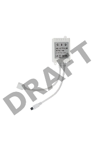 LED контроллер для светодиодной ленты White Mix 12/24 В, 72/144 Вт, 24 кнопки  (IR)