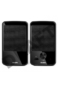 Колонки SVEN 312, черный {2.0, 100 – 20 000 Гц, 4Вт}
