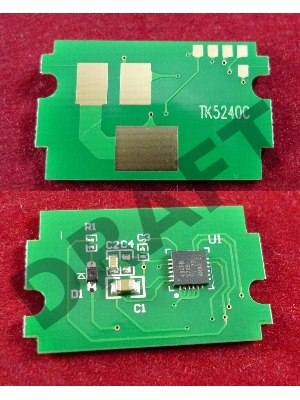 Чип для Kyocera Ecosys P5026cdn/M5526cdn  (TK5240C) Cyan 3K (ELP, Китай)