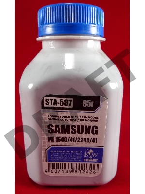 Тонер SAMSUNG ML-1640/41/1910/15/2240/41/SCX 4600/23 (фл, 85г) B&W Standart фас России