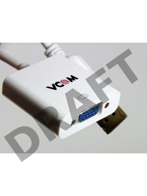 Кабель VCOM CG603 Кабель-переходник DisplayPort M-> VGA F  0.15м 