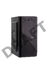 Корпус Minitower Exegate BAA-103 Black, mATX, <AAA400, 80mm>, 2*USB, Audio