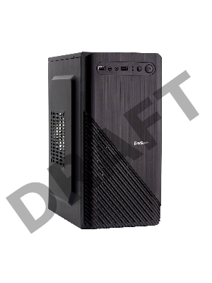 Корпус Minitower Exegate BAA-103 Black, mATX, <AAA400, 80mm>, 2*USB, Audio