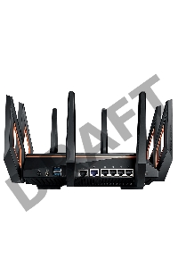 Маршрутизатор ASUS GT-AX11000 Tri-band WiFi 6(802.11ax) Gaming Router –World's first 10 Gigabit Wi-Fi router with a quad-core processor, 2.5G gaming port, DFS band, wtfast, Adaptive QoS, AiMesh for mesh wifi system