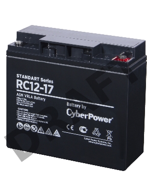 Батарея SS CyberPower RC 12-17 / 12V 17 Ah