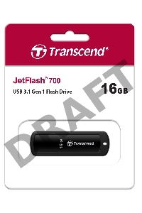 Флеш Диск Transcend 16Gb Jetflash 700 TS16GJF700 USB3.0 черный