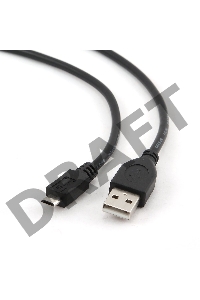 Кабель USB 2.0 Pro Cablexpert CCP-mUSB2-AMBM-10, AM/microBM 5P, 3м, экран, черный, пакет