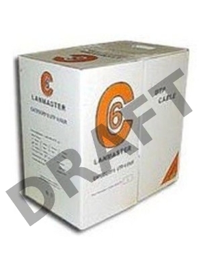 Кабель информационный Lanmaster TWT-6UTP-GY кат.6 U/UTP не экранированный 4X2 PVC внутренний 305м серый