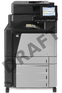 МФУ HP Color LaserJet Enterprise Flow M880z, цветной лазерный принтер/сканер/копир/факс A3+, 46 ppm, 1200dpi,1,5Gb,5trays100+4*500 ,Duplex,ADF200,Enc.HDD320Gb,PS,USB/GigEth/FIH/HI P,JetLink,LCD8i,KensLock,1y warr, замена CE664A CM6030, CE665A CM6030f, Q39