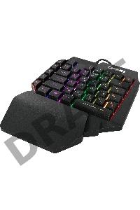 Игровой блок Оклик GMNG 705GK черный USB for gamer LED (подставка для запястий)