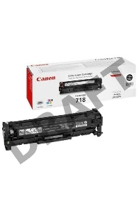 Тонер-картридж Canon Cartridge 718BK (2662B002) черный, 3400 стр., для LBP7200/MF8330/8350
