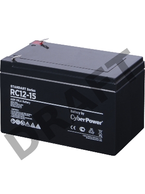 Батарея SS CyberPower Standart series RC 12-15 / 12V 15 Ah