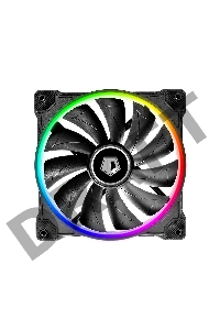 Вентилятор ID-COOLING ZF-14025-ARGB 140x140x25мм (60шт./кор, Пульт управления, PWM, Low Noise, резиновые углы, Addresable RGB, 800-1600об/мин)  BOX