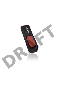 Флеш Диск ADATA Flash Drive 32Gb С008 AC008-32G-RKD {USB2.0, Black-Red}