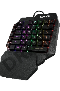 Игровой блок Оклик GMNG 705GK черный USB for gamer LED (подставка для запястий)
