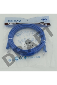 Сетевое оборудование Patchcord molded 5E Copper 5m blue