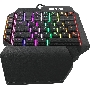 Игровой блок Оклик GMNG 705GK черный USB for gamer LED (подставка для запястий)