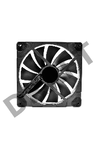 Вентилятор ID-COOLING ZF-14025-ARGB 140x140x25мм (60шт./кор, Пульт управления, PWM, Low Noise, резиновые углы, Addresable RGB, 800-1600об/мин)  BOX