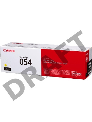 Тонер Картридж Canon 054 Y 3021C002 желтый (1200стр.) для Canon MF645Cx/MF643Cdw/MF641Cw/LBP623Cdw/621Cw