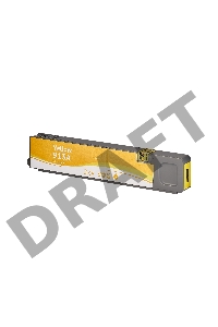 Струйный картридж Sakura F6T79AE (№913A Yellow) для HP, желтый, 55 мл., 3000 к.