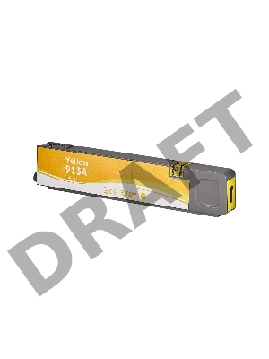 Струйный картридж Sakura F6T79AE (№913A Yellow) для HP, желтый, 55 мл., 3000 к.