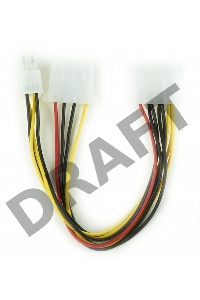 Разветвитель питания Cablexpert CC-PSU-4, Molex->Molex + ATX 4 пин