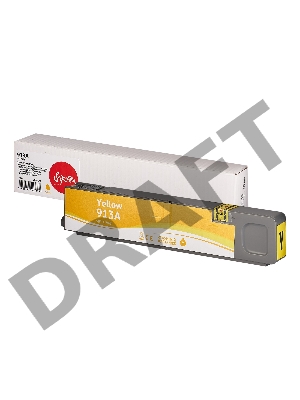 Струйный картридж Sakura F6T79AE (№913A Yellow) для HP, желтый, 55 мл., 3000 к.