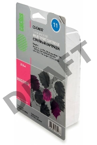 Картридж струйный Cactus CS-C4837 пурпурный для №11 HP 2000/2500/1000/1100/1200 (29ml)