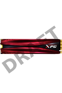 Накопитель SSD M.2 ADATA 256Gb XPG S11 Pro <AGAMMIXS11P-256GT-C> (PCI-E 3.0 x4, up to 3500/1200Mbs, 290000 IOPs, 3D TLC, NVMe 1.3, 22x80mm, радиатор)