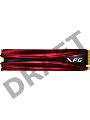 Накопитель SSD M.2 ADATA 256Gb XPG S11 Pro <AGAMMIXS11P-256GT-C> (PCI-E 3.0 x4, up to 3500/1200Mbs, 290000 IOPs, 3D TLC, NVMe 1.3, 22x80mm, радиатор)