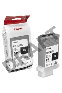 Картридж струйный Canon PFI-102Bk (0895B001) черный, 130 мл., для iPF605, iPF610, iPF650, iPF655, iPF710, iPF750, iPF755, LP17, iPF510
