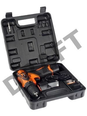 Дрель-шуруповерт аккумуляторная PATRIOT THE ONE BR 114Li 180201405 {две батареи Li-Ion, 1,1 Ah, 12V,  кейс}