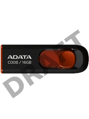 Флеш Диск AData 16Gb C008 AC008-16G-RKD USB2.0 красный