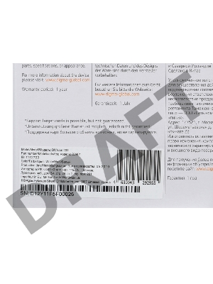 Видеокамера IP Digma DiVision 401 2.8-2.8мм цветная корп.:белый/черный