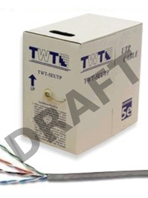 Кабель информационный Lanmaster TWT-5EUTP-LSZH кат.5е U/UTP не экранированный 4X2X24AWG LSZH внутренний 305м белый