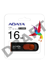 Флеш Диск AData 16Gb C008 AC008-16G-RKD USB2.0 красный