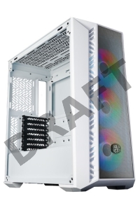 Cooler Master MasterBox 520Mesh White USB3.0x1,USB3.1type Cx1,Audio,ARGB fan x3,white,front Mesh panel