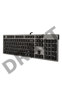 Клавиатура A4 KV-300H серый/черный USB slim