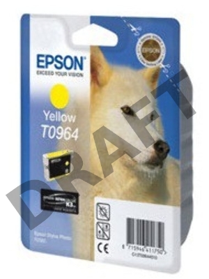 Картридж струйный Epson T0964 C13T09644010 желтый для Epson R2880 (11мл)