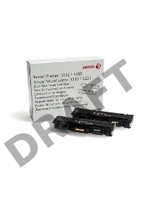 Тонер-картридж XEROX 106R02782 черный, 6000 стр. (упаковка 2шт х 3000 стр.), для Phaser 3052/3260/WC 3215/25  (channels)