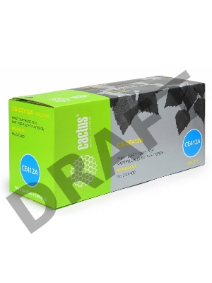 Картридж Cactus CS-CE412A для HPCLJ Pro 300 Color M351 /Pro 400 Color M451 желтый 2 600 стр.
