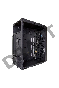 Корпус Minitower Exegate BAA-103 Black, mATX, <AAA400, 80mm>, 2*USB, Audio