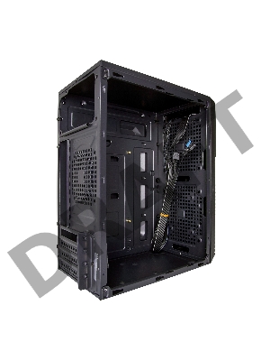 Корпус Minitower Exegate BAA-103 Black, mATX, <AAA400, 80mm>, 2*USB, Audio
