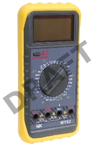 Мультиметр цифровой Professional MY62I ИЭК TMD-5S-062