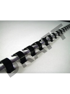 Пружины для переплета пластиковые Fellowes FS-53501 45мм черный 50 шт.