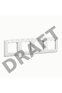 Рамка Рамка 4 поста белая