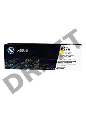 Тонер Картридж HP 827A CF302A желтый для HP CLJ Ent M880